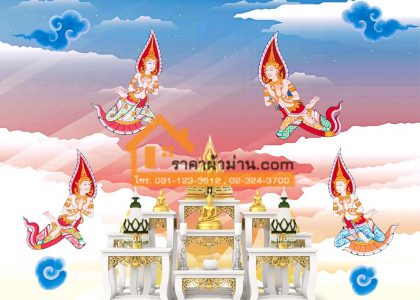 วอลเปเปอร์เทพพนมท้องฟ้าปนสีแดง