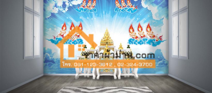 วอลเปเปอร์เทพพนมลอยบนท้องฟ้า